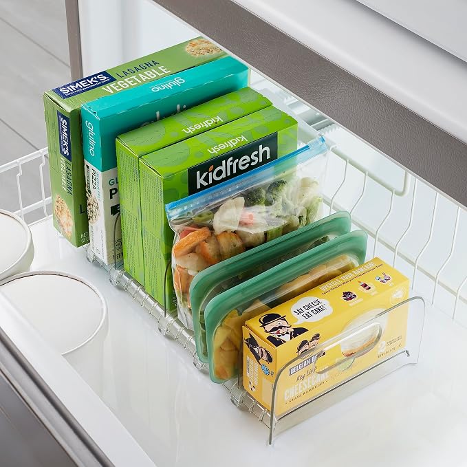 YouCopia FreezeUp Freezer Rack, BPA-Free Clear Fridge Organizer - Image 5