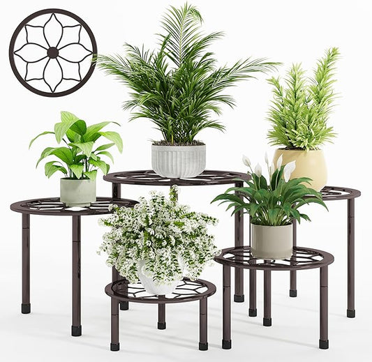 Metal Plant Stand Indoor Outdoor, Indoor Plant Stands by NUZZERO