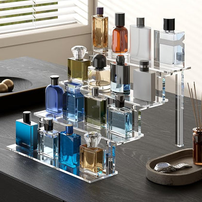WINKINE Clear Perfume Organizer, Acrylic Risers - Image 5