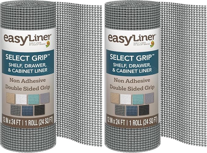 EasyLiner Select Grip Shelf Liner, Non Slip, Non Adhesive, Drawer Shelf & by DuckBrand