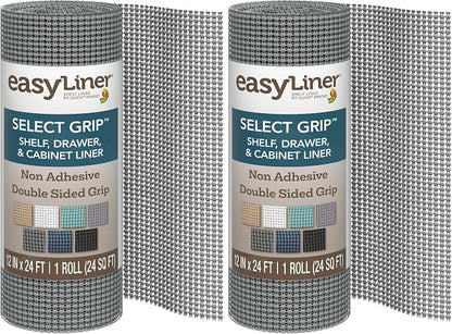 EasyLiner Select Grip Shelf Liner, Non Slip, Non Adhesive, Drawer Shelf & by DuckBrand