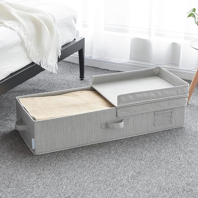 30" x 12" x 6.5" Large Under Bed Organizer by JSHOME