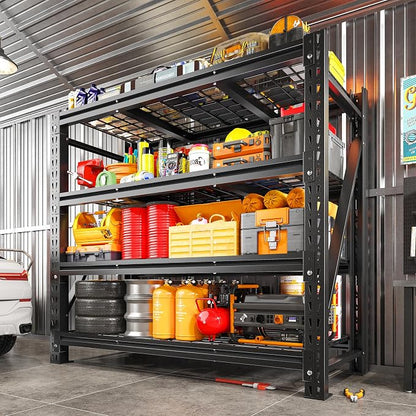 Romorgniz 51.6" W Garage Shelving 3000LBS Heavy Duty Storage Shelves Adjustable - Image 5