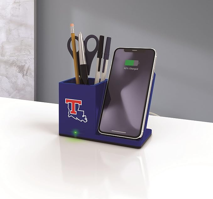 SOAR NCAA Unisex Cell Phone Wireless Charging Stand and Desktop Organizer - Image 3