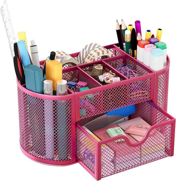 EasyPAG Mesh Pen Holder Desk Organizer by EasyPAG