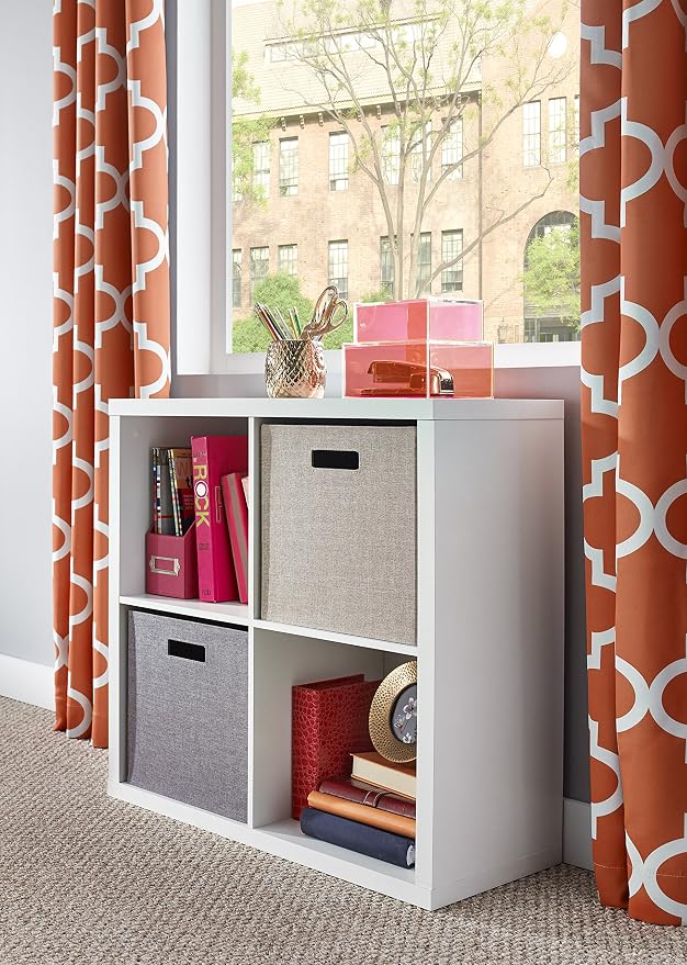 ClosetMaid 4 Cube Storage Shelf Organizer Bookshelf - Image 4