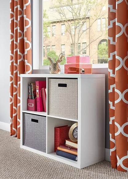 ClosetMaid 4 Cube Storage Shelf Organizer Bookshelf - Image 4