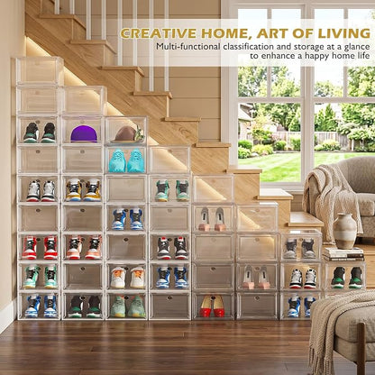 7 code Shoe Organizer, Collapsible Closet Storage Rack - Image 3