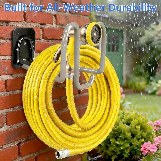 2pcs Garden Hose Holder with Tool Hook - Image 4
