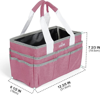 JJRING Craft Organizer Tote Bag, Art Storage Caddy - Image 2