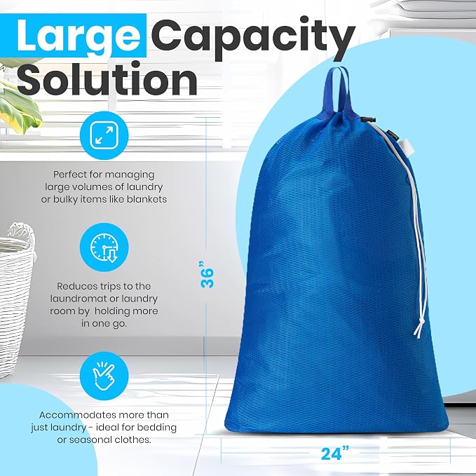 Handy Laundry Mesh Laundry Bag 24 x 36 Inches - Image 2
