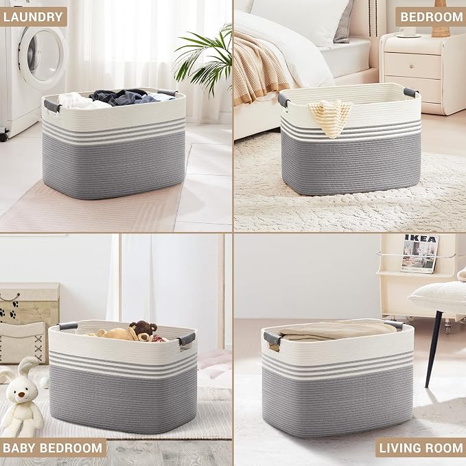 100L Extra Large Laundry Basket - Image 4