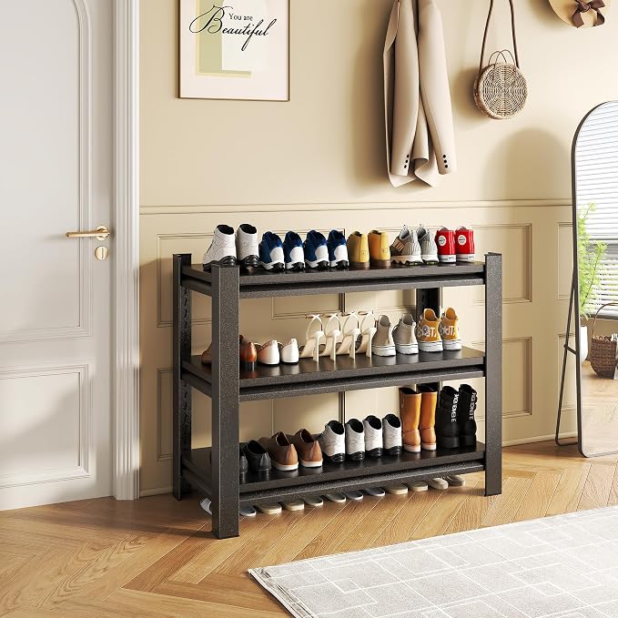 Storage Shelves, Garage Metal Shelving Unit, Adjustable, Double-Layer Column - Image 7