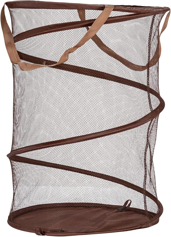 Household Essentials Pop-Up Mesh Laundry Hamper - Image 8