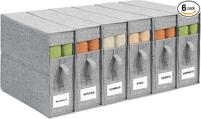 6Pack Sheet Organizers and Storage by ZenStorage