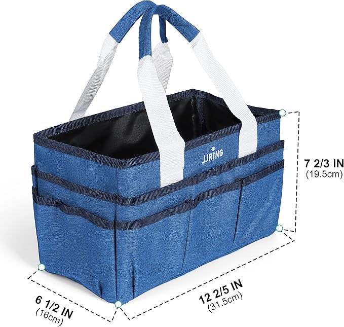 JJRING Craft Organizer Tote Bag, Art Storage Caddy - Image 2