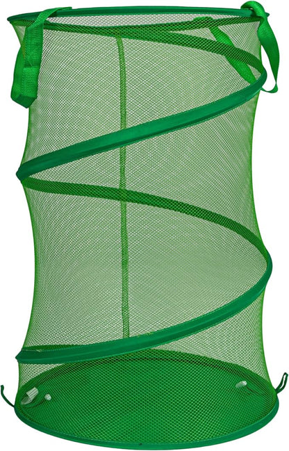 Household Essentials Pop-Up Mesh Laundry Hamper - Image 4