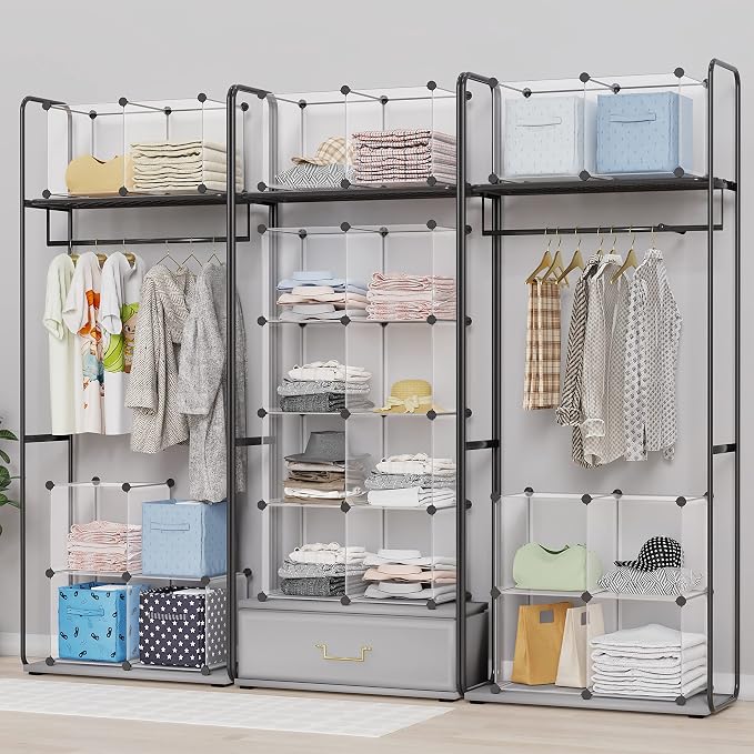 HOMIDEC Closet Organizers and Storage, 16 Cube Storage Organizer, Closet - Image 4
