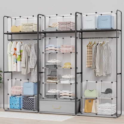HOMIDEC Closet Organizers and Storage, 16 Cube Storage Organizer, Closet - Image 4