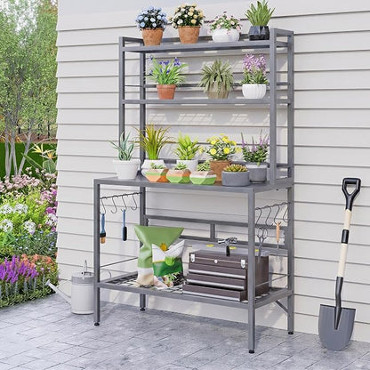 Outdoor Potting Bench Table by Fuxjum