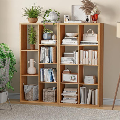 VDNEND Cube Storage Organizer Bookcase, Decorative 11 inch Open Back Cubical - Image 6