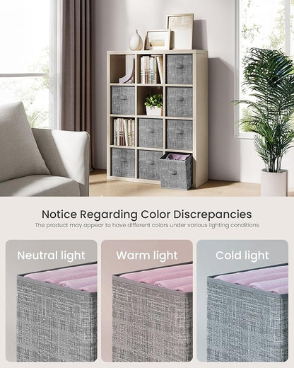 SONGMICS Storage Cubes, 10.2 x 10.2 x 11 Inches Non-Woven Fabric Bins - Image 5
