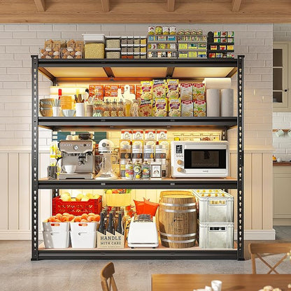 REIBII 48.2" W Garage Shelving, Storage Shelves Load 2600LBS, 4-Tier Adjustable - Image 6