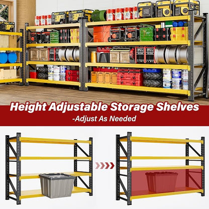 5000LBS Heavy Duty Garage Shelving Units, Large Storage Rack, Steel Shelf - Image 6