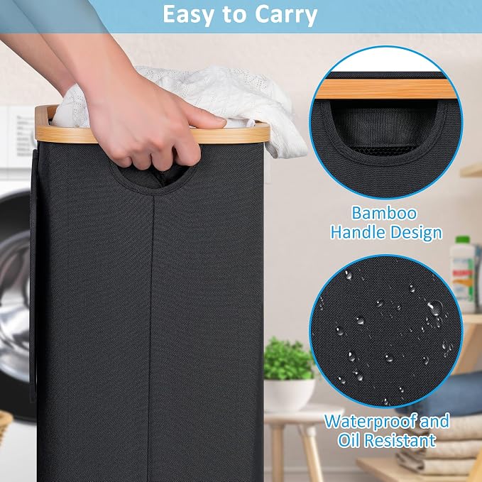 efluky Slim Laundry Basket - Image 4