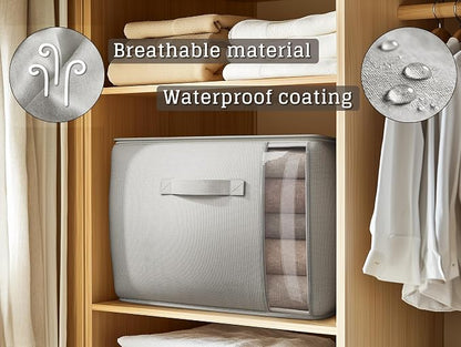 Large Canvas Comforter Storage Bags - Image 2