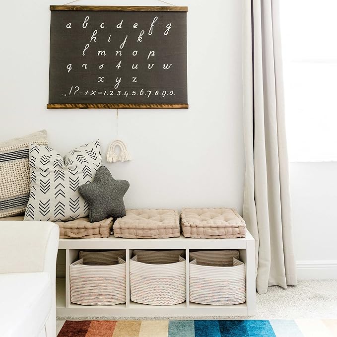 OrganiHaus Set of 3 Woven Storage Baskets - Image 5