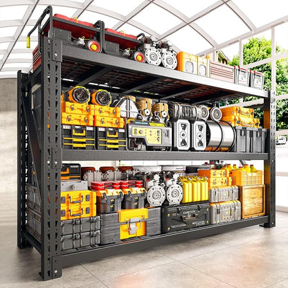 Bepatio 8250LBS Garage Shelving Heavy Duty Storage Shelves Industrial Metal by Bepatio