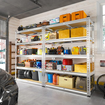 REIBII 72.05" H Storage Shelves 2300LBS Garage Shelving Heavy Duty Metal - Image 7