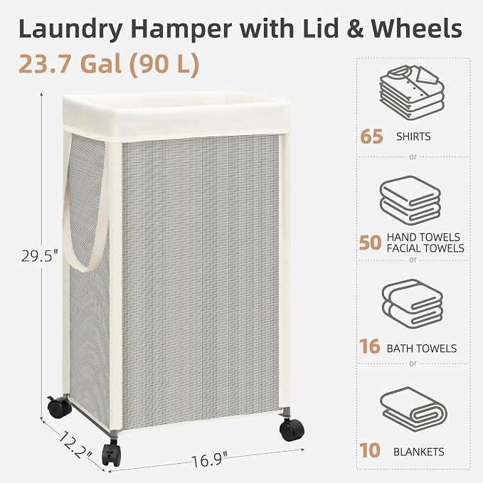 STORAGE MANIAC Laundry Hamper - Image 3