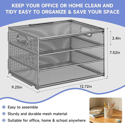 Subekyu Paper Letter Tray Organizer - Image 2