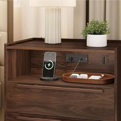Mid-Century Modern Nightstands Set of 2 - Image 3