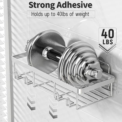 Liuoud 5 Pack Shower Caddy Organizer Rack Shelf - Image 3