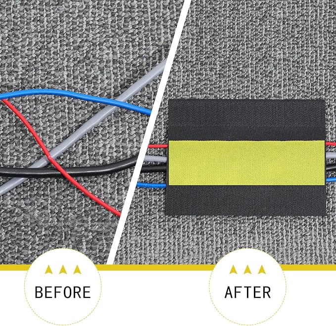 WILLBOND Carpet Cord Cover Cable Protector Floor Cover Cable Protector - Image 5