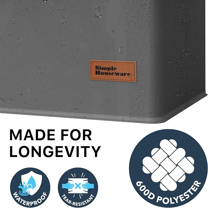 Simple Houseware Foldable Laundry Hamper Basket - Image 4
