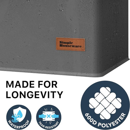 Simple Houseware Foldable Laundry Hamper Basket - Image 4