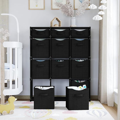 12 Cube Closet Organizers And Storage | Includes All Storage Cube Bins | Easy - Image 6