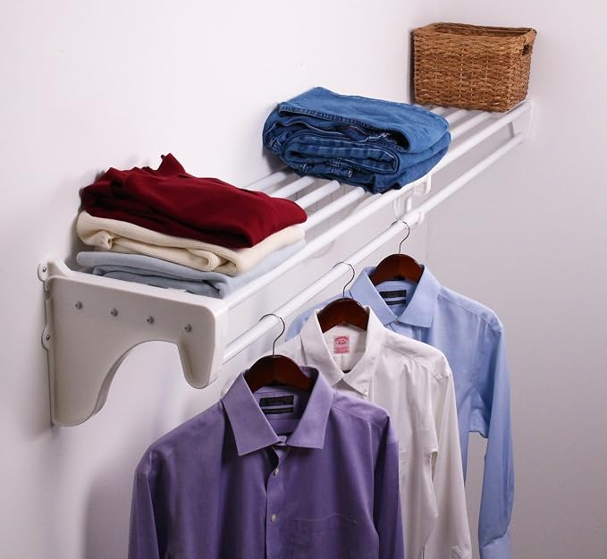 EZ Shelf - Expandable Closet Shelf - 41.5" to 74" Closet Shelves Expand - 200 - Image 8