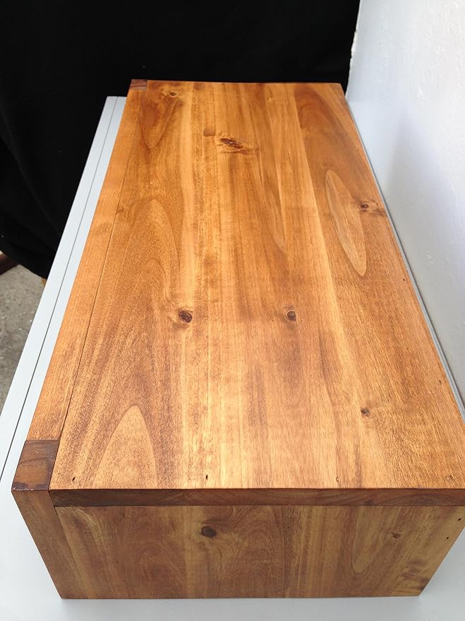 Ideas to Home Computer Monitor Riser Solid Albus Wood - Image 6