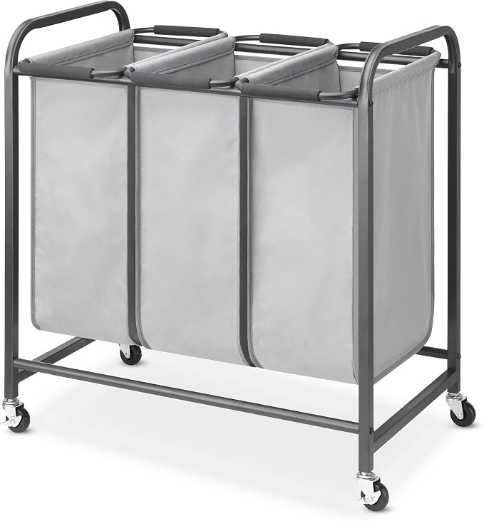 Whitmor Triple Laundry Sorter - Image 3