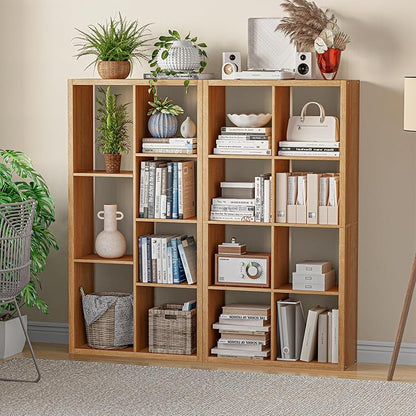 Cube Storage Organizer Bookcase, Decorative 11 inch Open Back Cubical Shelf - Image 6