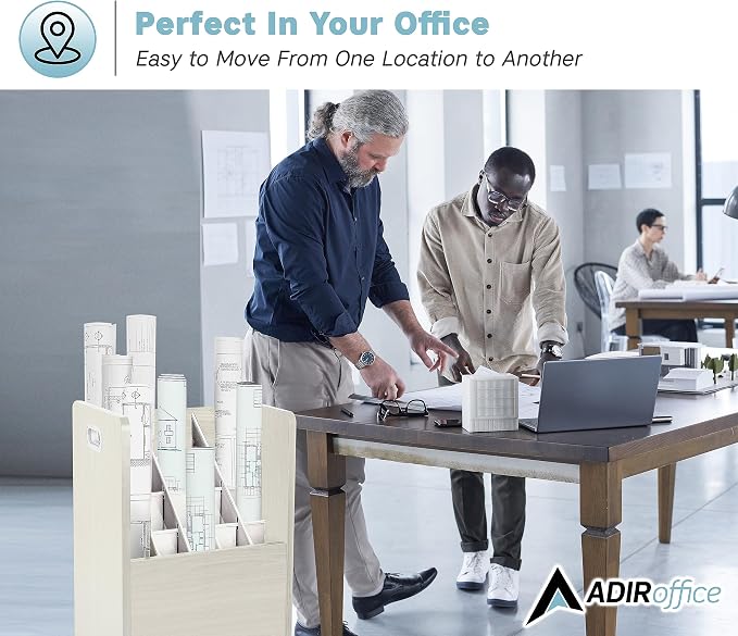 AdirOffice Adir Blue Print Storage Organizer - Image 9