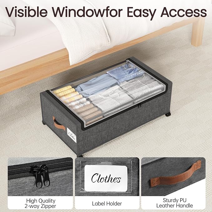 Yecaye 95 L Under Bed Storage - Image 8