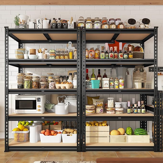 REIBII 2030LBS Storage Shelves 5 Tier Garage Shelving Heavy Duty Metal Shelving - Image 8