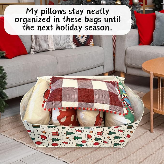 VENO 4 Pack Moving Bags and Large Christmas Decoration Storage Bins - Image 2