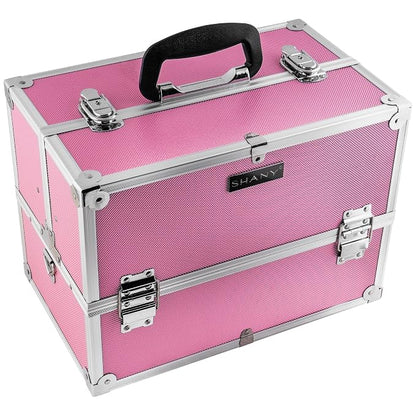 SHANY Essential Pro Makeup Train Case Cosmetic Box Portable Makeup Case - Image 6